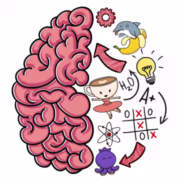 Thumbnail game - Brain Test