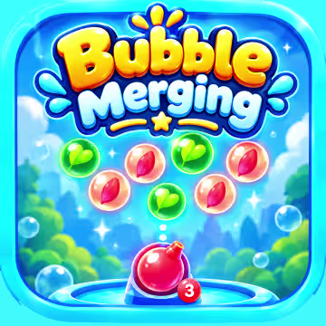 Thumbnail game - Bubble Merging