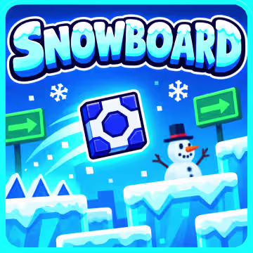 Thumbnail game - Geometry Dash Snowboard