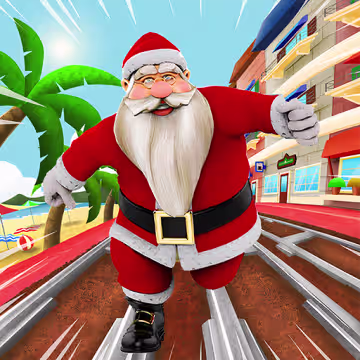 Subway Santa